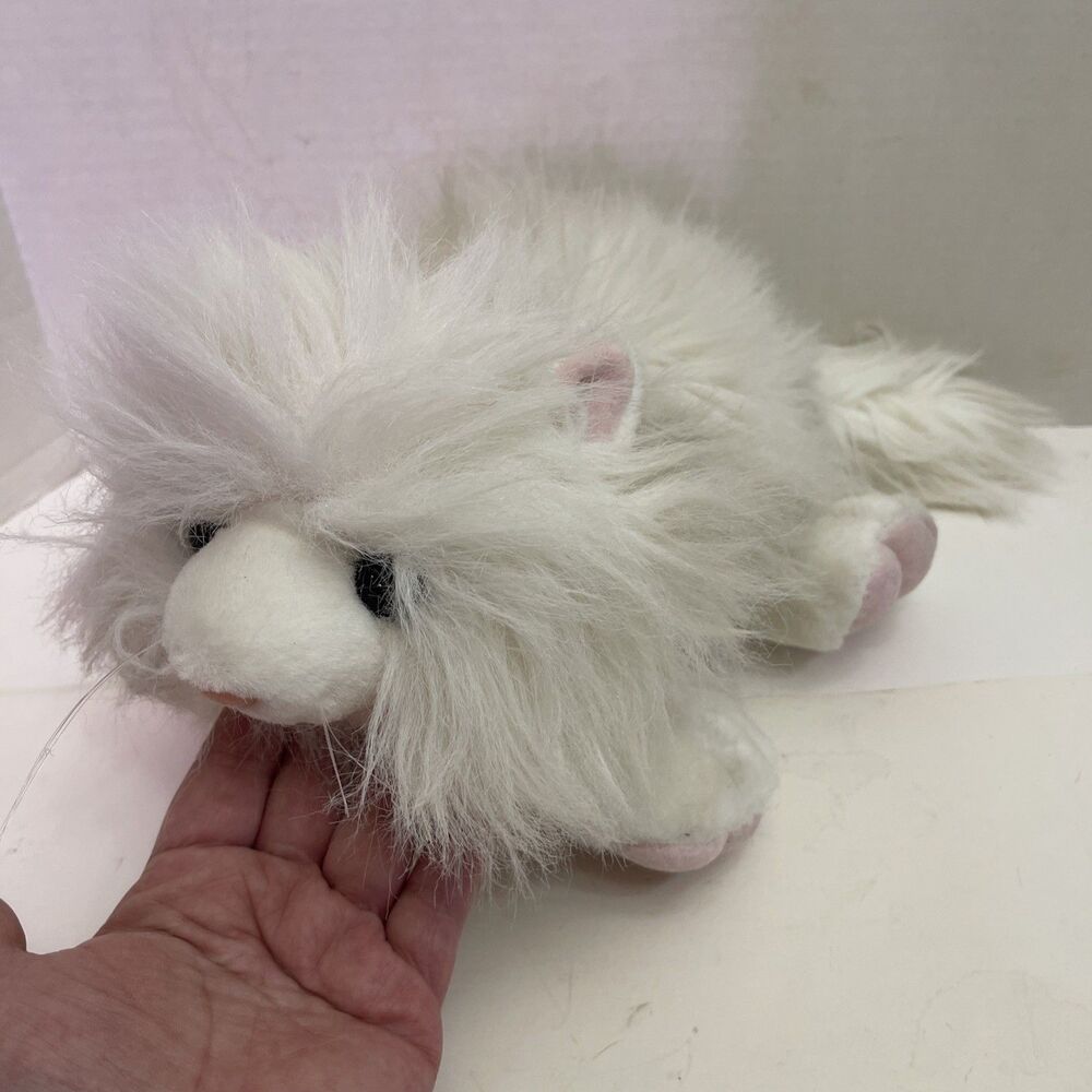 Vintage 1980s Persian Cat Plush The Heritage Collection Stuffed Animal White